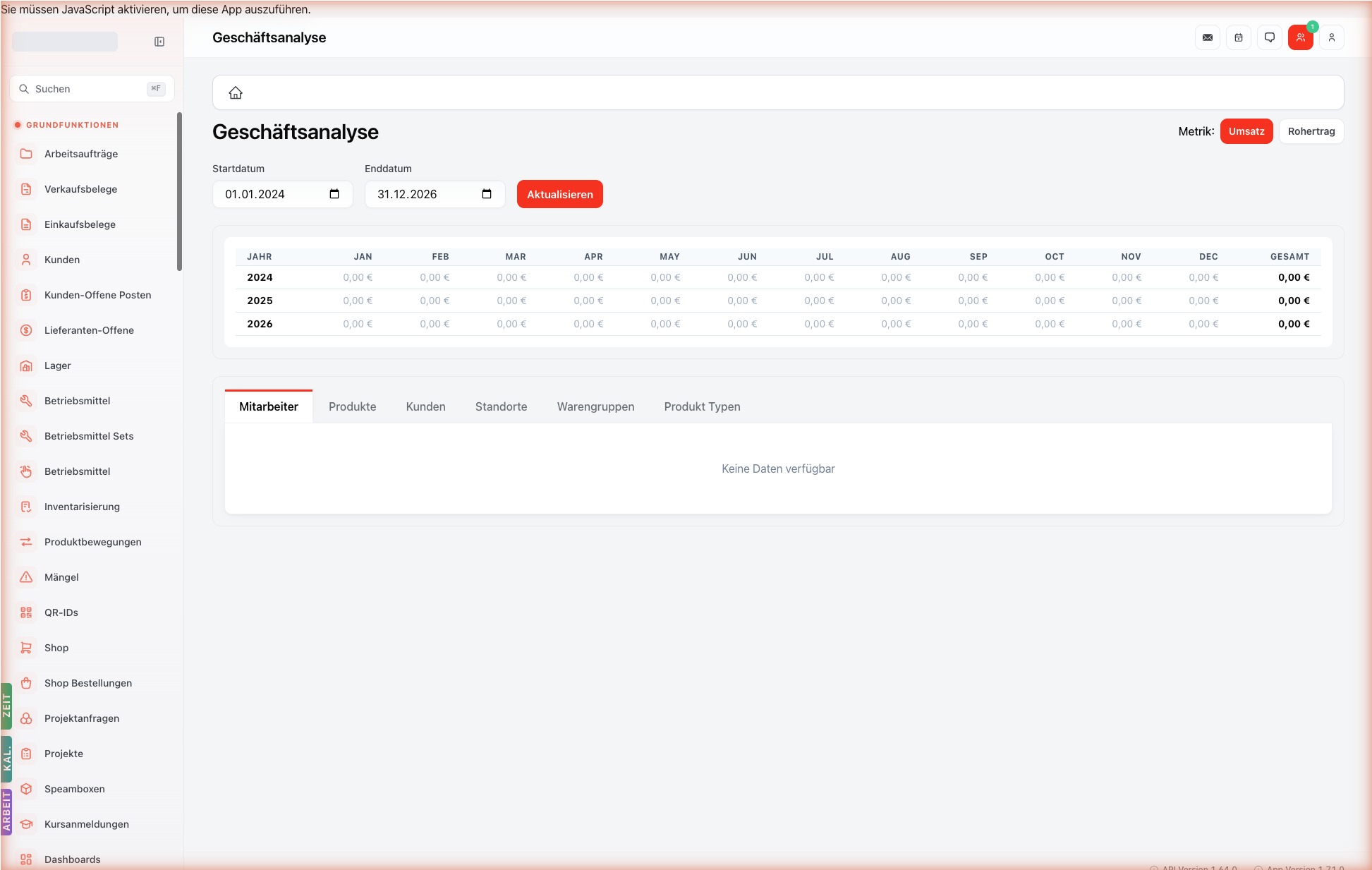 Listenansicht — business-analysis