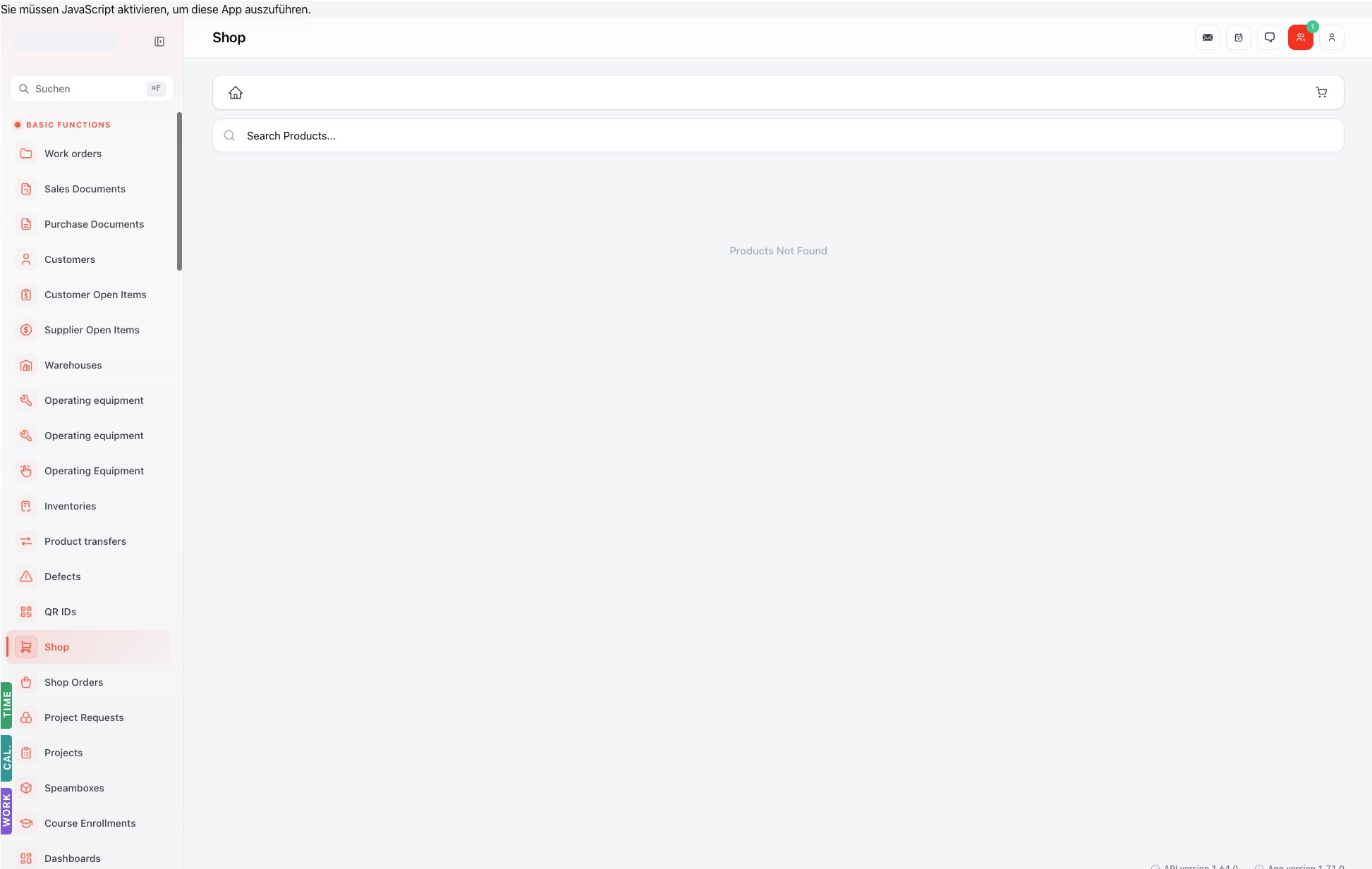 Listenansicht — shop